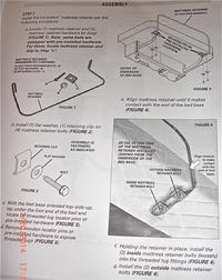 PICTURE OF K-BED RETAINER MOUNTING INSTRUCTIONS